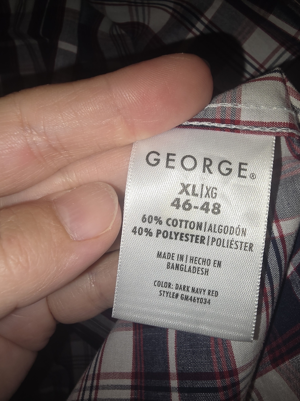 George Plaid Button-Down Shirt